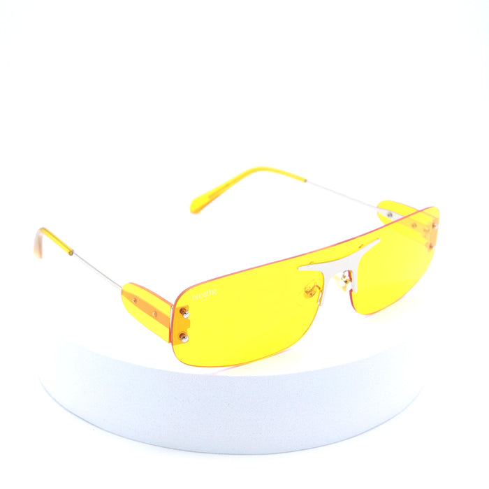 Yellow Retro Sunglasses 